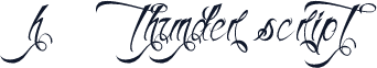 H74 Thunder Script