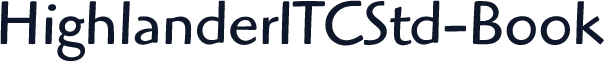 HighlanderITCStd-Book