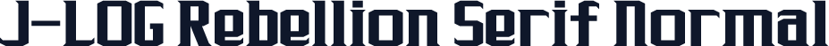 J-LOG Rebellion Serif Normal