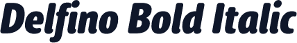 Delfino Bold Italic