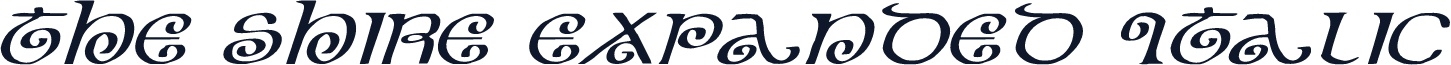 The Shire Expanded Italic