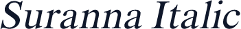 Suranna Italic