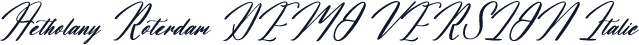 Aetholany Roterdam DEMO VERSION Italic
