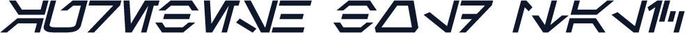 Aurebesh Bold Italic