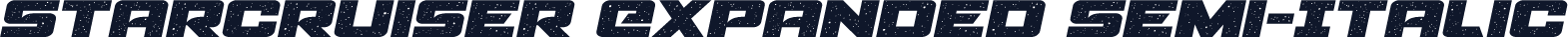 Starcruiser Expanded Semi-Italic
