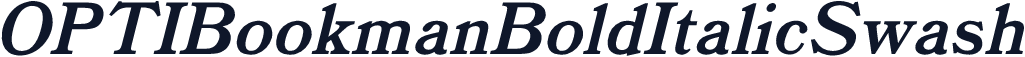OPTIBookmanBoldItalicSwash