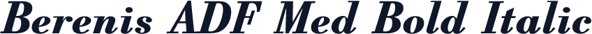 Berenis ADF Med Bold Italic
