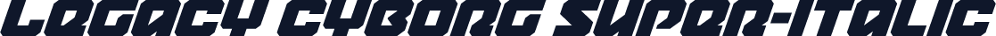 Legacy Cyborg Super-Italic
