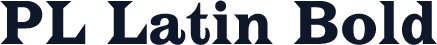 PL Latin Bold