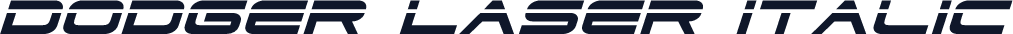 Dodger Laser Italic