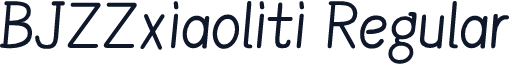 BJZZxiaoliti Regular