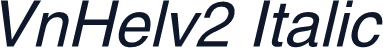 VnHelv2 Italic