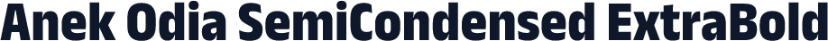 Anek Odia SemiCondensed ExtraBold