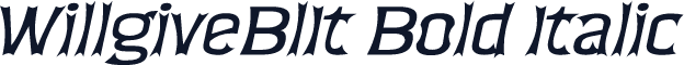 WillgiveBlIt Bold Italic