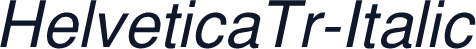 HelveticaTr-Italic