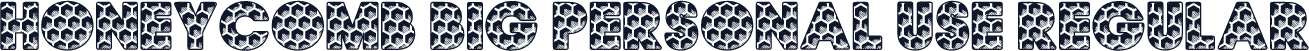 HONEYCOMB BIG PERSONAL USE Regular