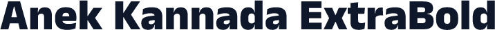 Anek Kannada ExtraBold