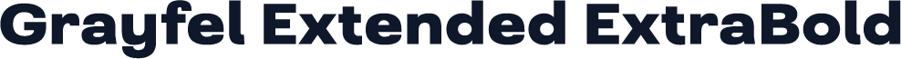 Grayfel Extended ExtraBold