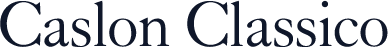 Caslon Classico
