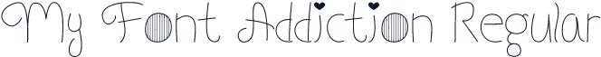 My Font Addiction Regular