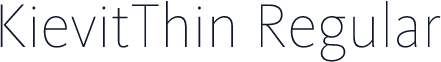 KievitThin Regular