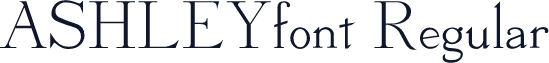 ASHLEYfont Regular