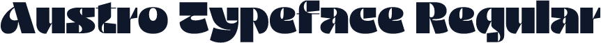 Austro Typeface Regular