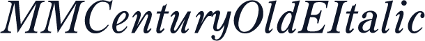 MMCenturyOldEItalic