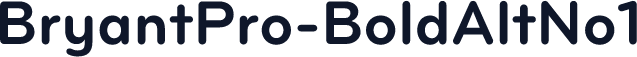 BryantPro-BoldAltNo1