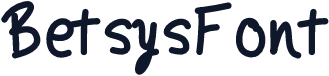 BetsysFont