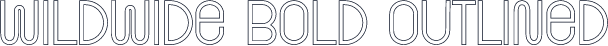 WildWide Bold Outlined