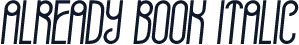 Already Book Italic