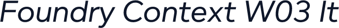 Foundry Context W03 It