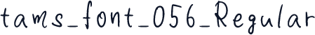 tams_font_056_Regular