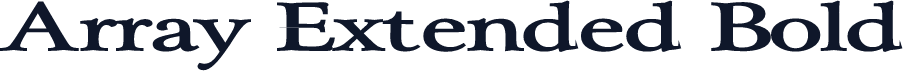 Array Extended Bold