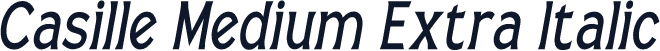Casille Medium Extra Italic
