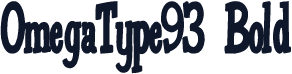 OmegaType93 Bold
