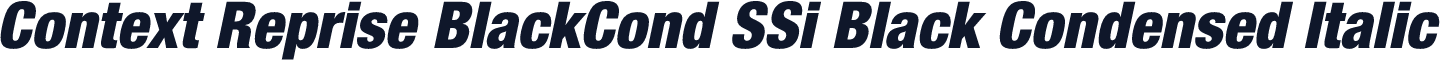 Context Reprise BlackCond SSi Black Condensed Italic