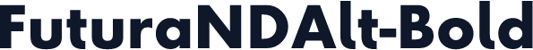 ☞FuturaNDAlt-Bold