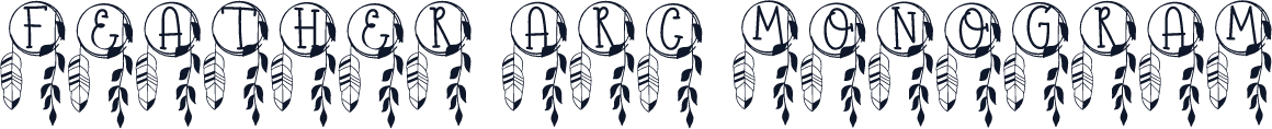 Feather Arc Monogram