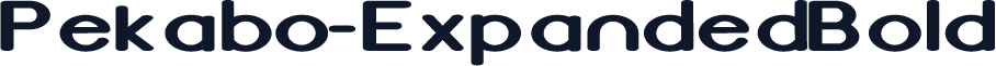 Pekabo-ExpandedBold