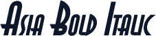 Asia Bold Italic