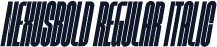 Nexusbold Regular Italic