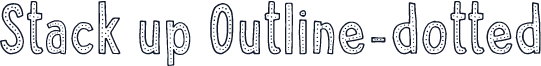 Stack up Outline-dotted