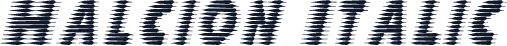 Halcion Italic
