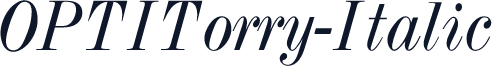 OPTITorry-Italic