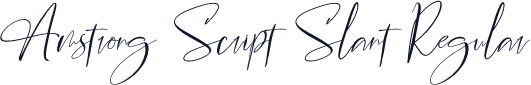Amstrong Script Slant Regular