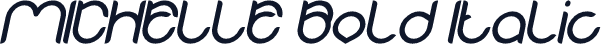 MICHELLE Bold Italic