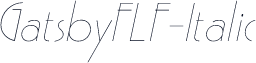 GatsbyFLF-Italic