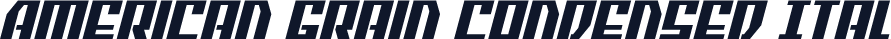 American Grain Condensed Ital